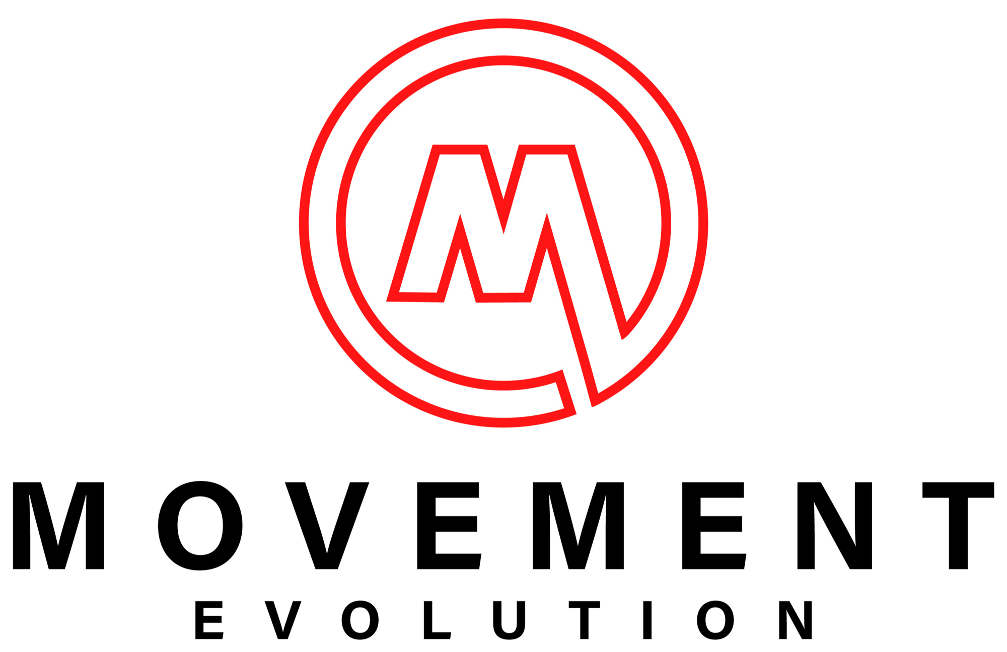 Movement Evolution logo -white background red logo-1
